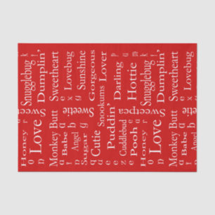 Terms Of Endearment by Shirley Taylor Tissue Paper