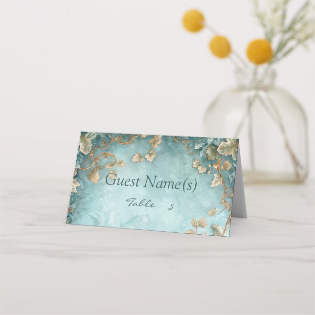 ternal Grace Fantasy Wedding  Place Card (Front)