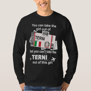 Terni Boarding Pass  Terni Girl  Terni T-Shirt