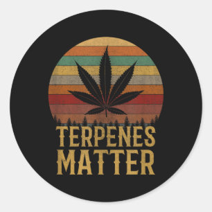 Terpenes Classic Round Sticker