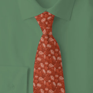 Terra Cotta Cactus Blooms Tie