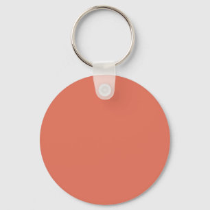 Terra Cotta Red E2725B Colour Add Your Name Option Key Ring