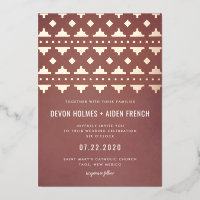 Terra Cotta Southwest Gleam Wedding