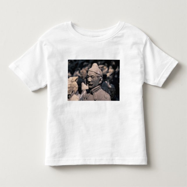 Terra Cotta warriors in Emperor Qin Shihuang's 2 Toddler T-Shirt (Front)