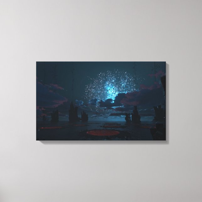 Terra Mechanica Canvas Print (Front)