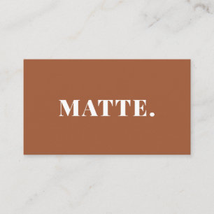 Terra Modern Elegant Minimalist Professional Business Card