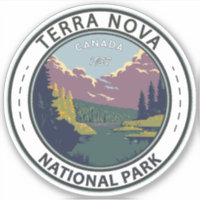 Terra Nova National Park Canada Travel Art Vintage