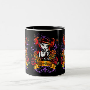 Terra Rose Tattooed Dark Faery Fantasy Mug