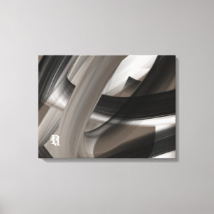 Terra’s Tender Whisper Trend Abstract Art Canvas Print