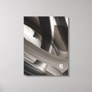 Terra’s Tender Whisper Trend Abstract Art Canvas Print