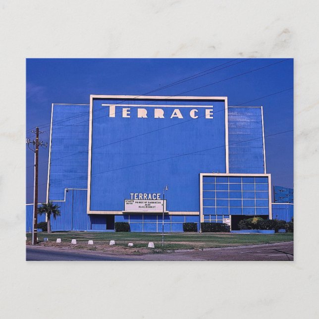 Terrace Drive-In Theatre, Bakersfield, California Postcard (Front)