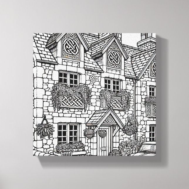 Terrace House #48 Canvas Print (Front)