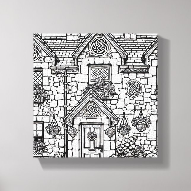 Terrace House #7 Canvas Print (Front)