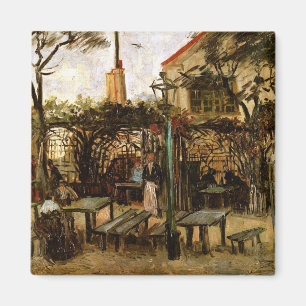 Terrace of Cafe Montmartre (F238)Van Gogh Fine Art Magnet