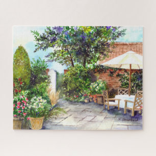 Terrace of The Manor House, York Jigsaw Puzzle