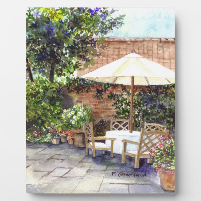 Terrace of The Manor House, York Plaque (Front)