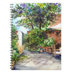 Terrace of The Manor House, York Spiral Notebook