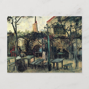 Terrace on Montmartre La Guinguette by van Gogh Postcard