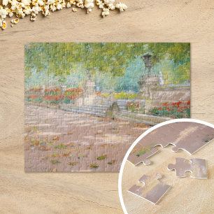Terrace, Prospect Park William Merritt Chase Jigsaw Puzzle