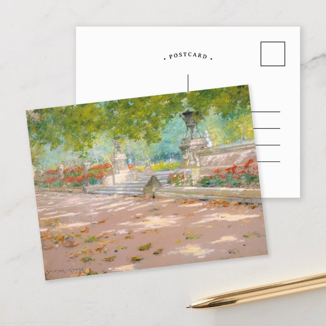 Terrace, Prospect Park | William Merritt Chase Postcard (Creator Uploaded)