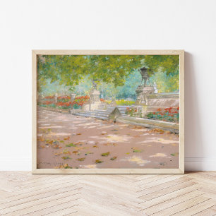 Terrace, Prospect Park   William Merritt Chase Poster