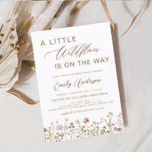 Terracotta A Little Wildflower Baby Shower