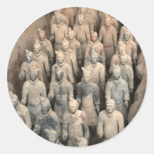 Terracotta Army Classic Round Sticker