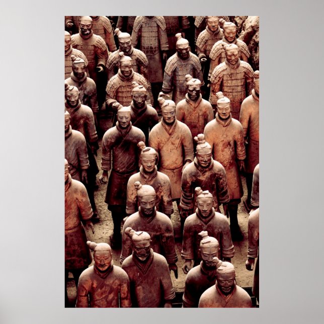 Terracotta army warriors - China - Qin dynasty Poster (Front)