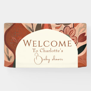  Terracotta boho baby shower   Banner