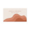 terracotta boho business card modern business