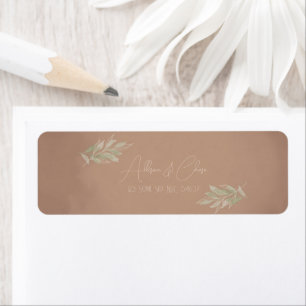 Terracotta Boho Minimalist Wedding