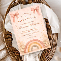 Terracotta Boho Rainbow Baby Shower Baby Shower