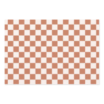 Terracotta Boho Wrapping Paper 3 Pack Neutral Gift