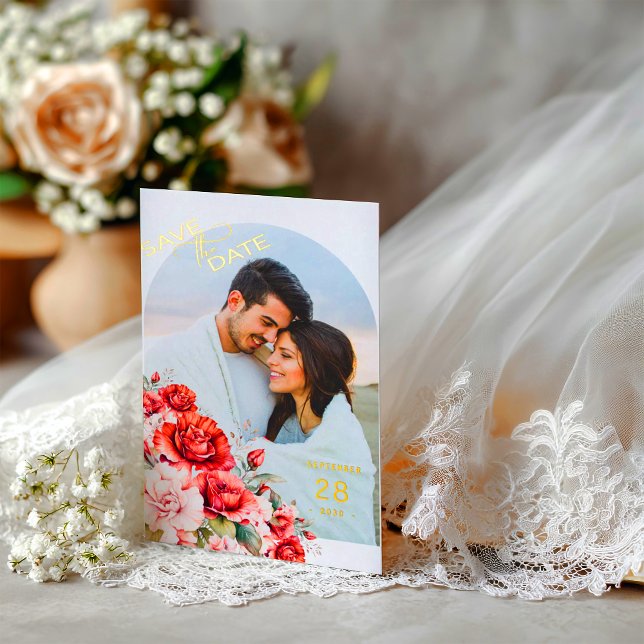 Terracotta Burgundy Blush Floral Wedding Photo (Creator Uploaded)