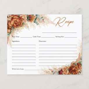 Terracotta burgundy eucalyptus pampas recipe