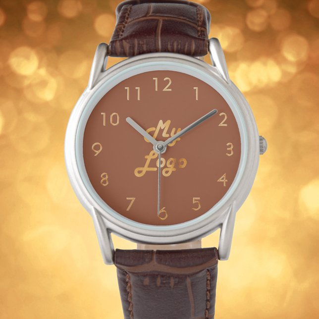 Terracotta burnt orange business logo watch (Creator Uploaded)