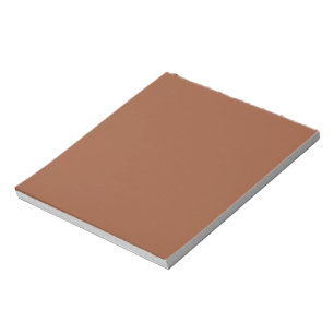 Terracotta Burnt Orange Solid Colour Notepad
