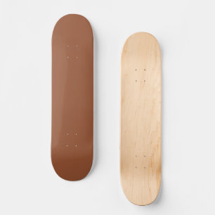 Terracotta Burnt Orange Solid Colour Skateboard