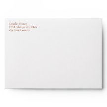 Terracotta Burnt Orange Tile Wedding Invite