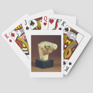 Terracotta camel head, Mohenjodaro, 2300-1750 BC Playing Cards