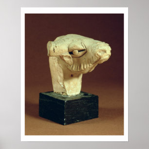 Terracotta camel head, Mohenjodaro, 2300-1750 BC Poster