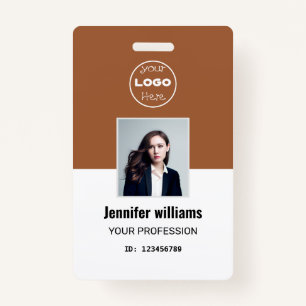 Terracotta Company Employee Photo ID Badge