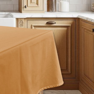 Terracotta cotton tablecloth, various sizes Tablecloth