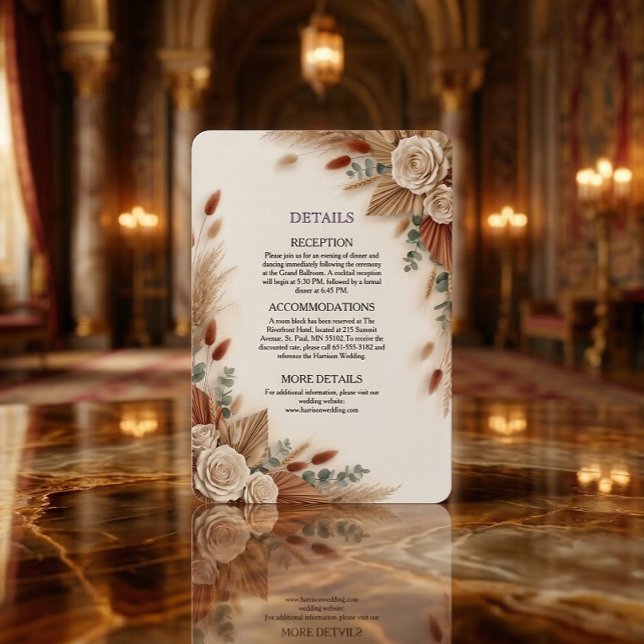 Terracotta Cream and Sage Minimalist Enclosure Card (Creator Uploaded)