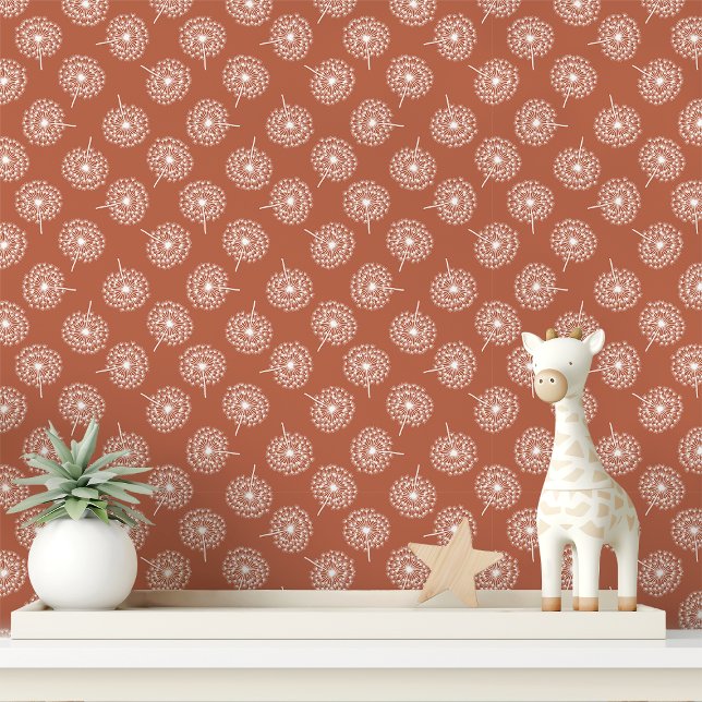Terracotta Dandelion Wallpaper (Creator Uploaded)