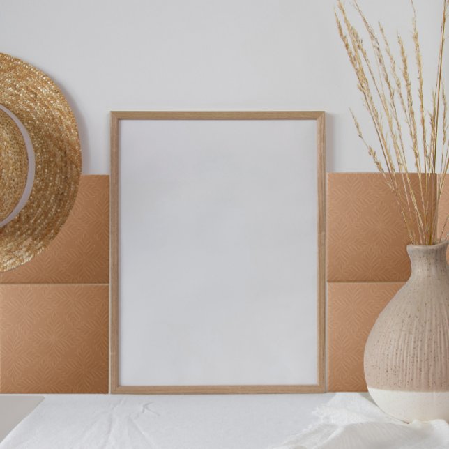 Terracotta Diamond Pattern Modern Minimalist Tile (Creator Uploaded)