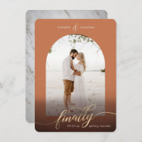 Terracotta Finally Getting Married & Window Photo