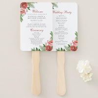 Terracotta Floral Pine Bough Foliage Wedding 
