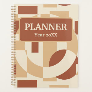 Terracotta geometry Seamless pattern Planner
