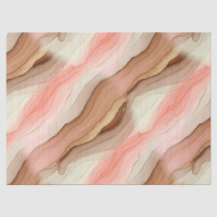 Terracotta Gold Vein Marble - Warm Luxury (2)      Tissue Paper